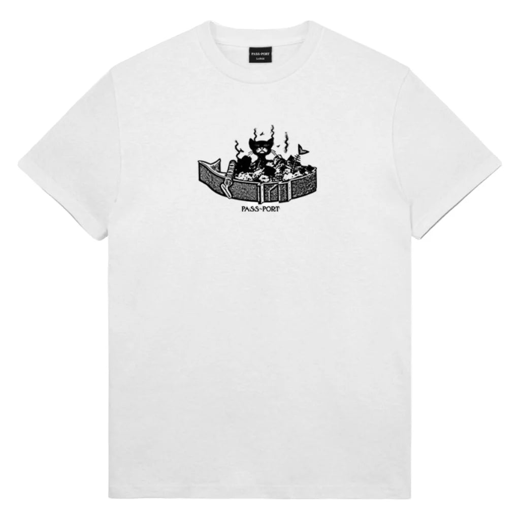 Pass~Port Tinned Cat Tee - White