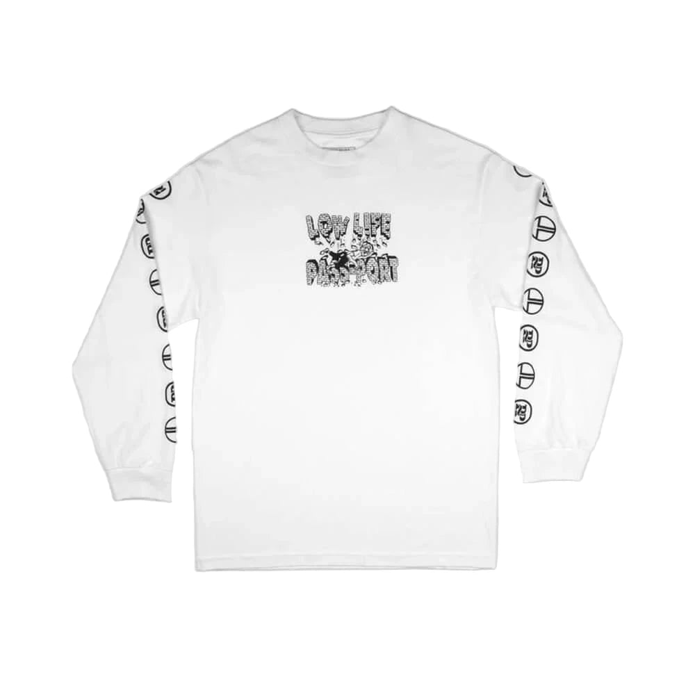 Pass~Port Brick Longsleeve Tee - White