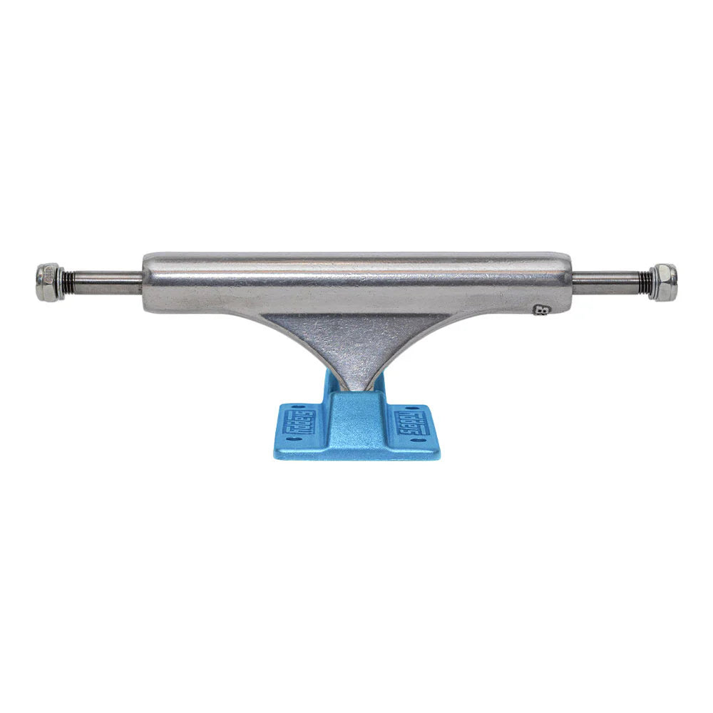Slappy ST1 Inverted Hollow Lights Ultra Low Kingpin Polished/Light Blue Trucks