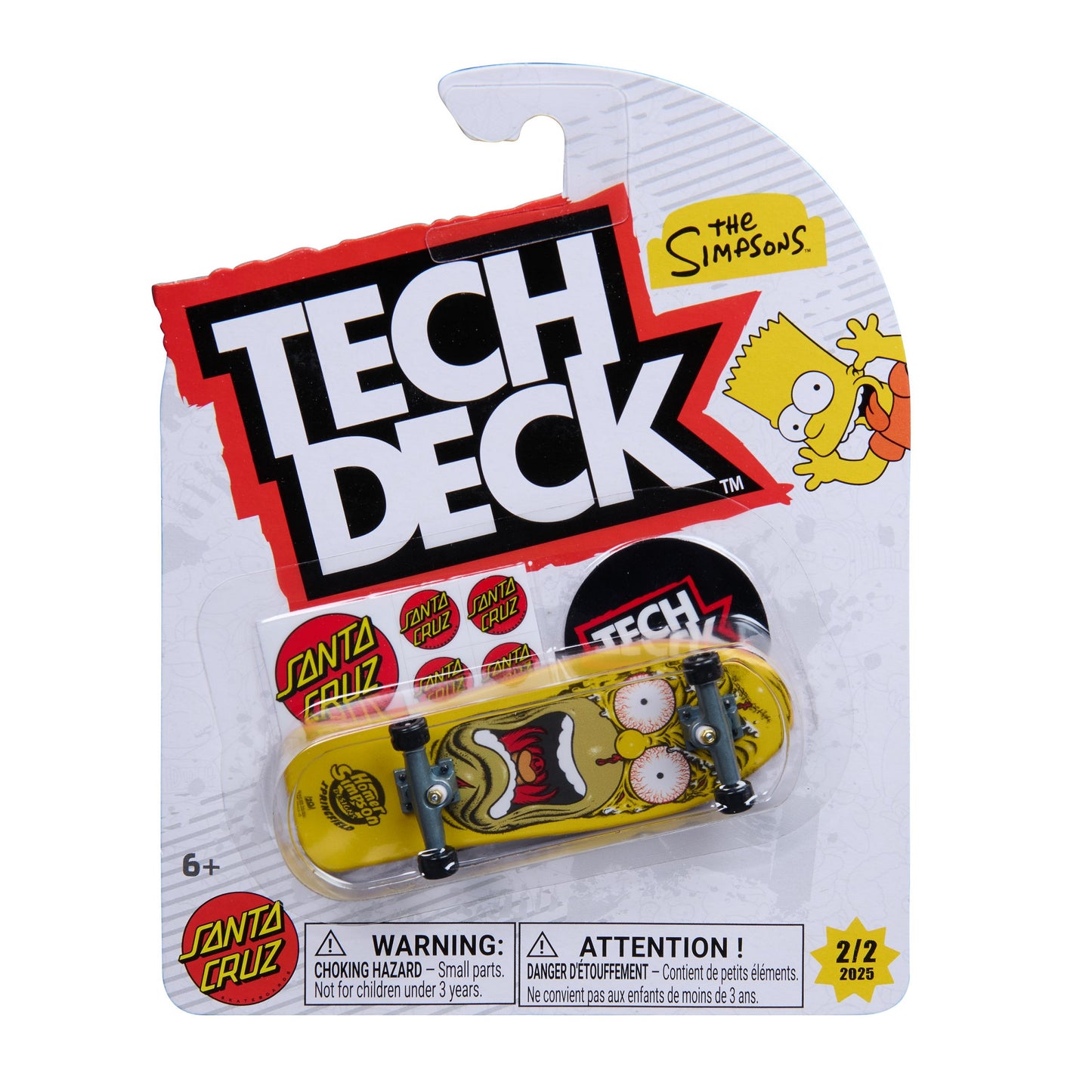 Tech Deck Shaped Santa Cruz The Simpsons Homer