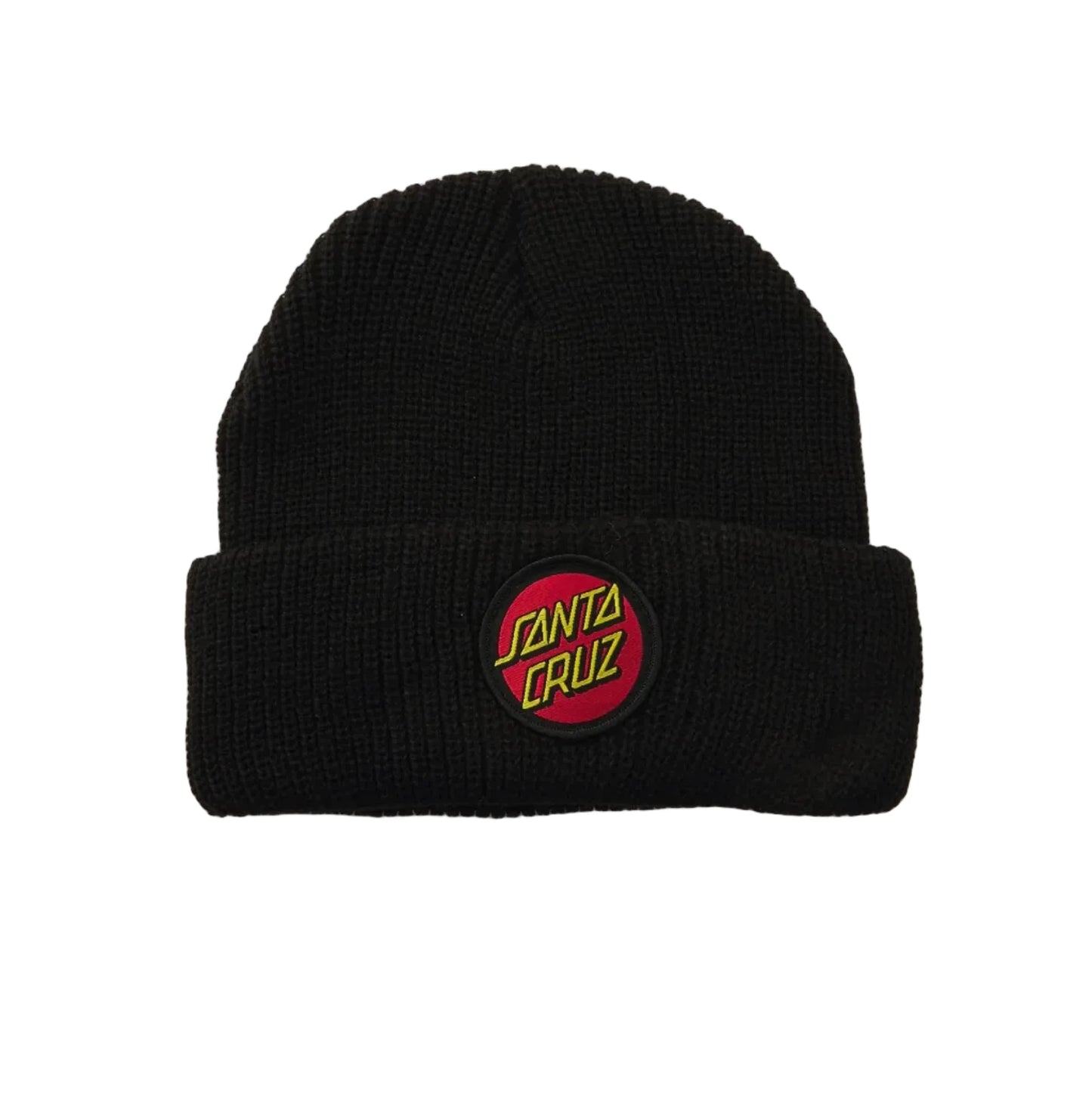 Santa Cruz Youth Classic Dot Beanie - Black