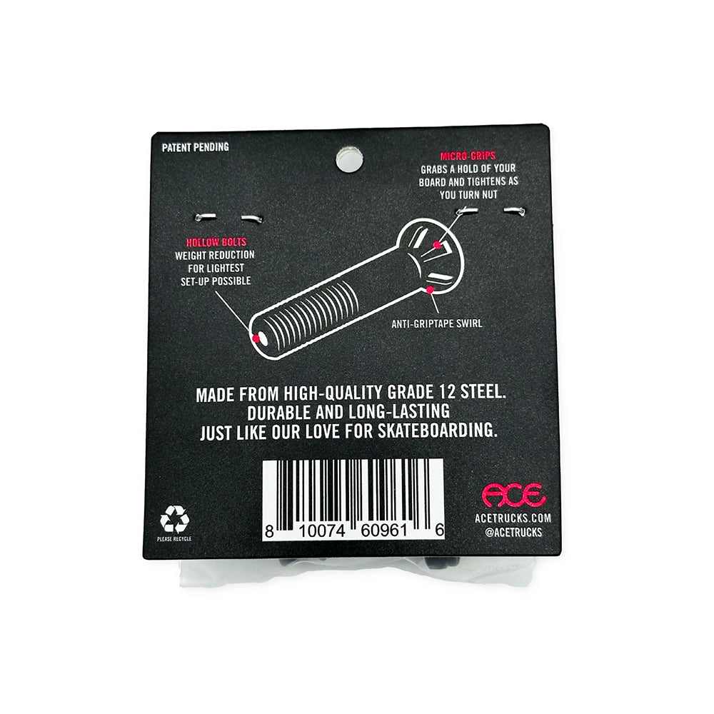 Ace AF1 HOLLOW w/ Grippers Allen Bolts - 1 1/4"