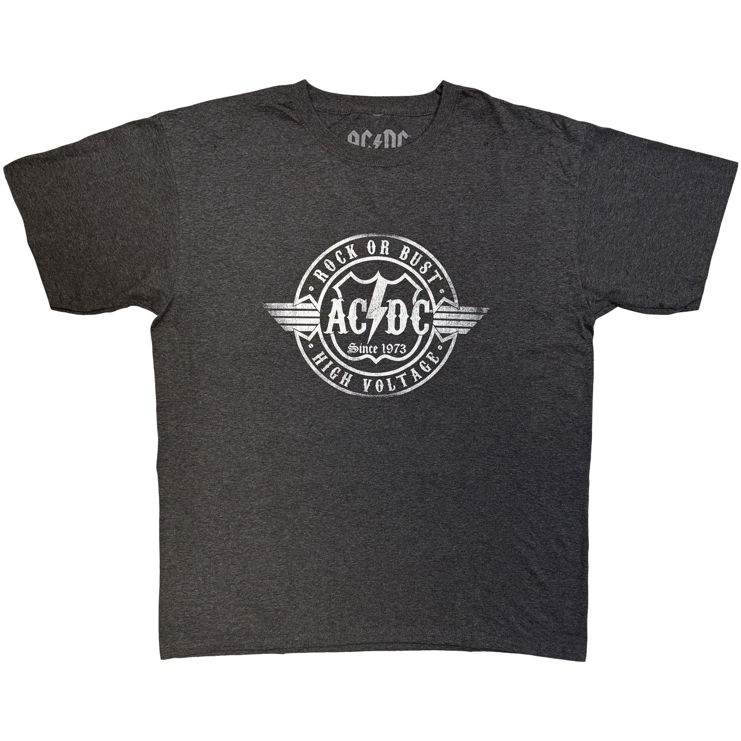 AC/DC Rock or Bust T-Shirt - Heather Grey