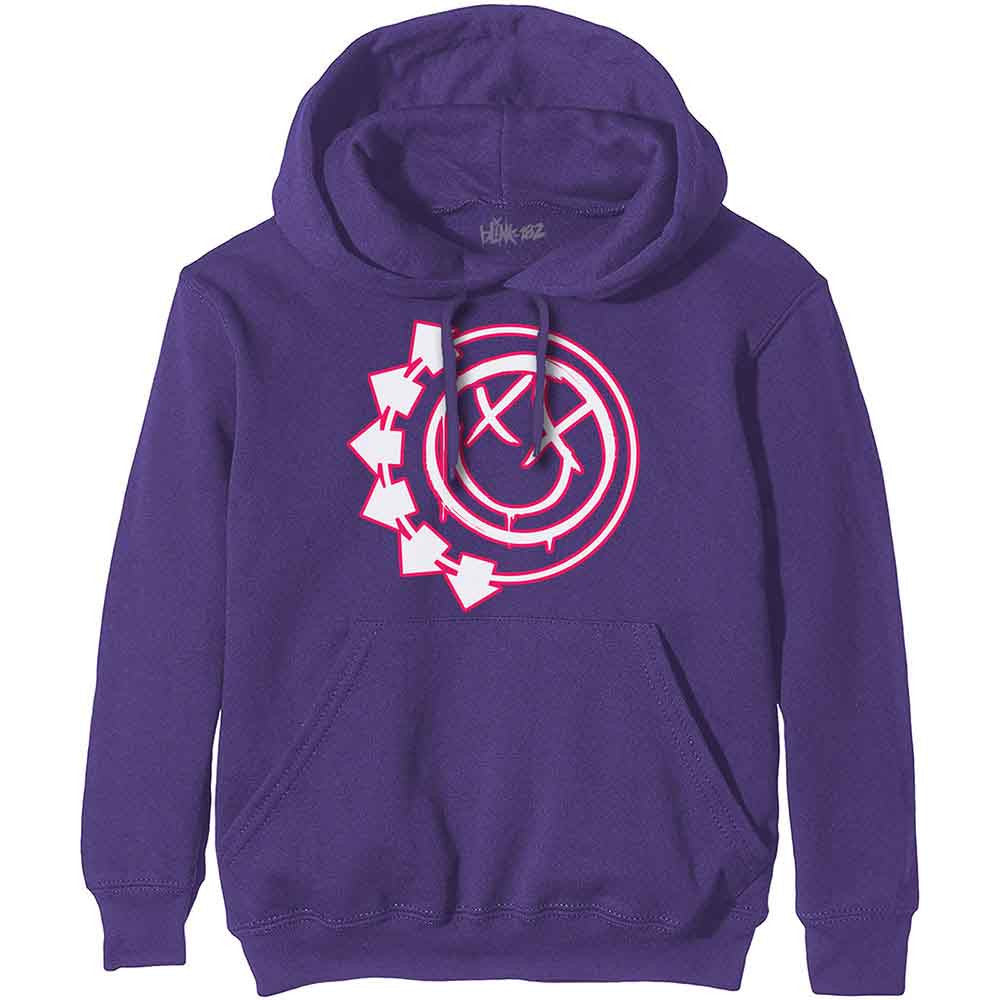Blink 182 Six Arrow Smile Hoodie - Purple