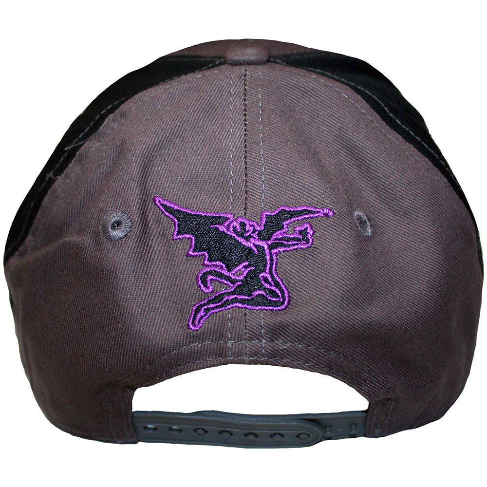Black Sabbath Wavy Logo Cap - Black Charcoal Grey