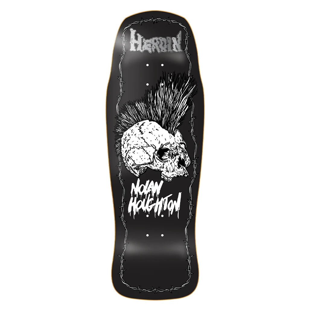 Heroin Nolan Houghton Skull Deck - 10.25"