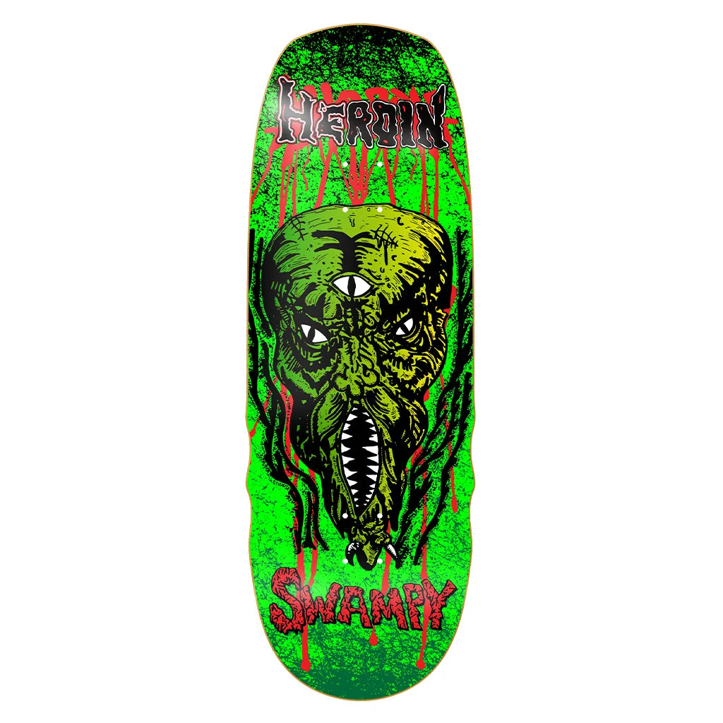 Heroin Swampy Slime Face Deck - 10.6"