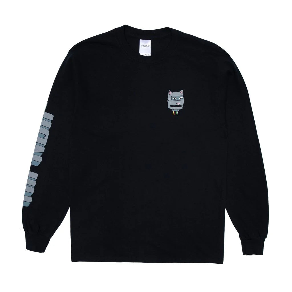 RIPNDIP Bionic Nerm Long sleeve T Shirt - Black