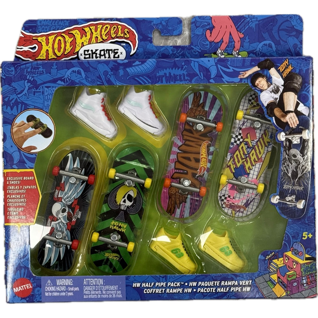 Hot Wheels Tony Hawk 4 Pack