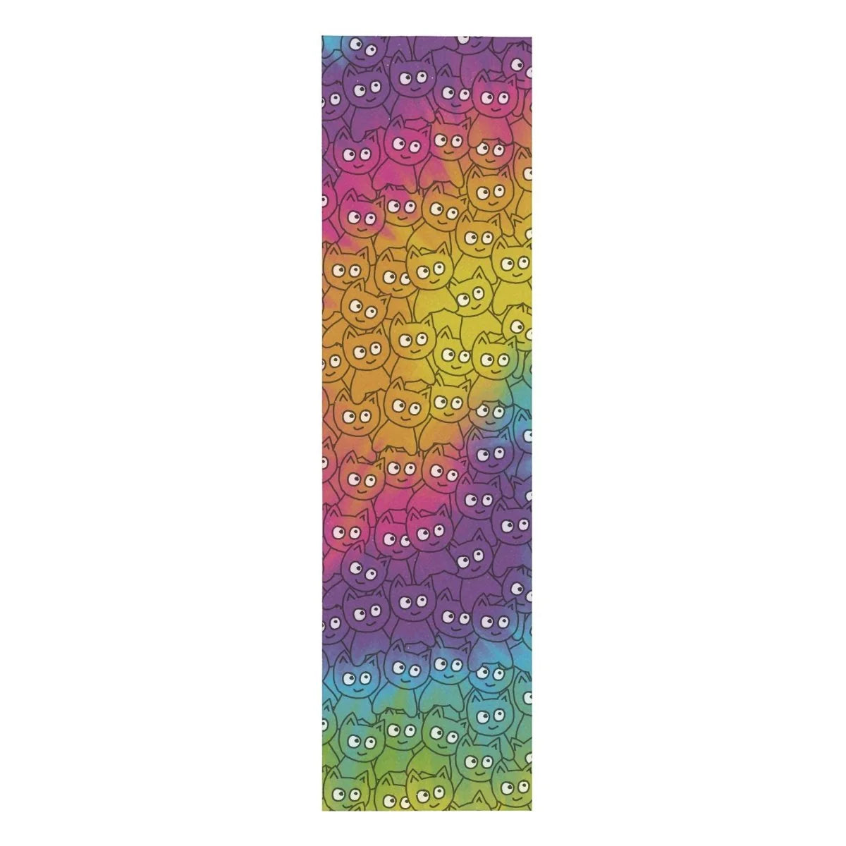 Meow Printed Stickerpile Tie Dye Griptape