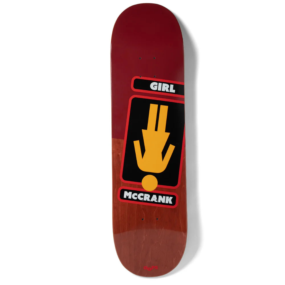 GIRL SKATEBOARDS （Rick McCrank）スケートボード Girl Oops OG Rick McCrank Twin Deck - 8.5