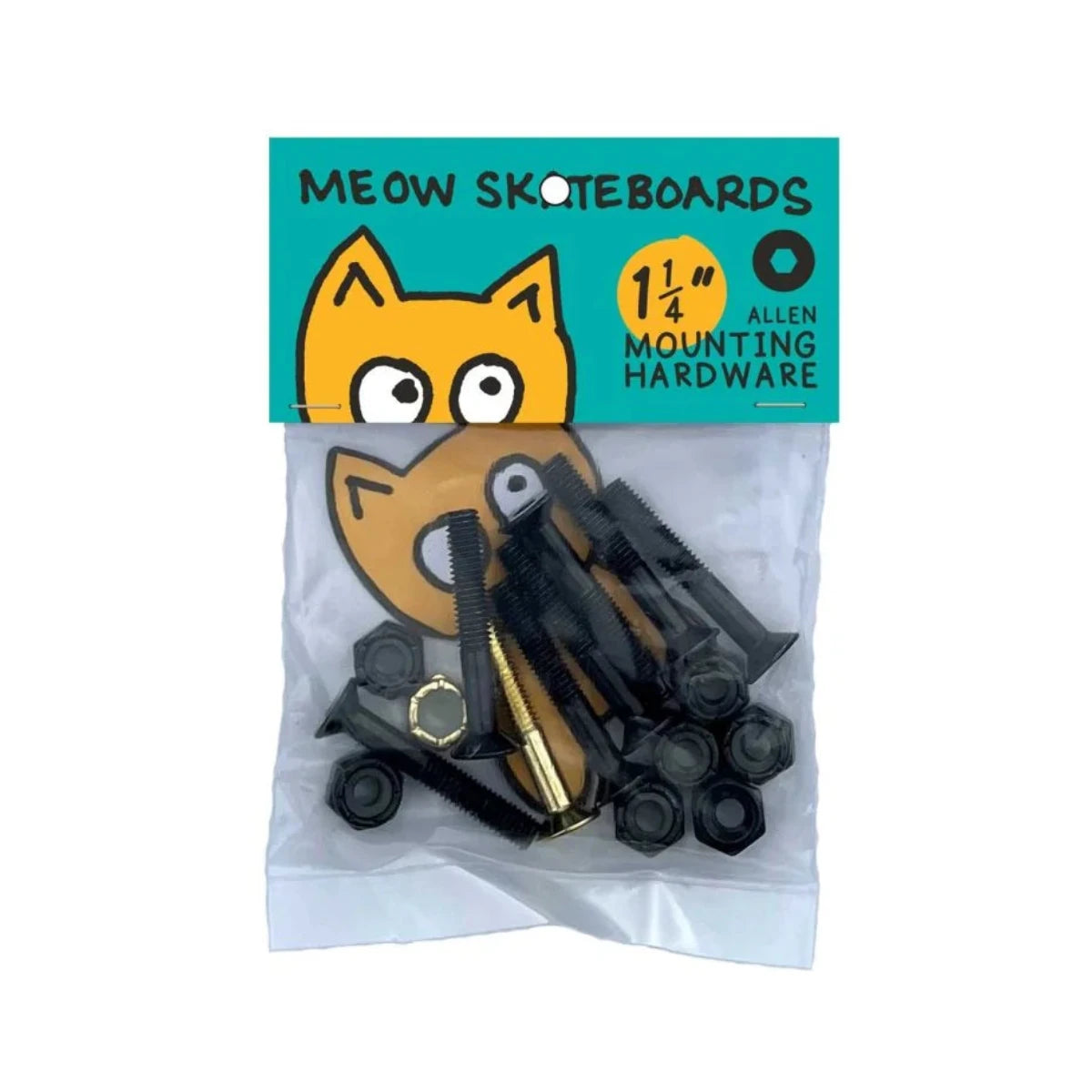 Meow Allen Bolts - 1/4"
