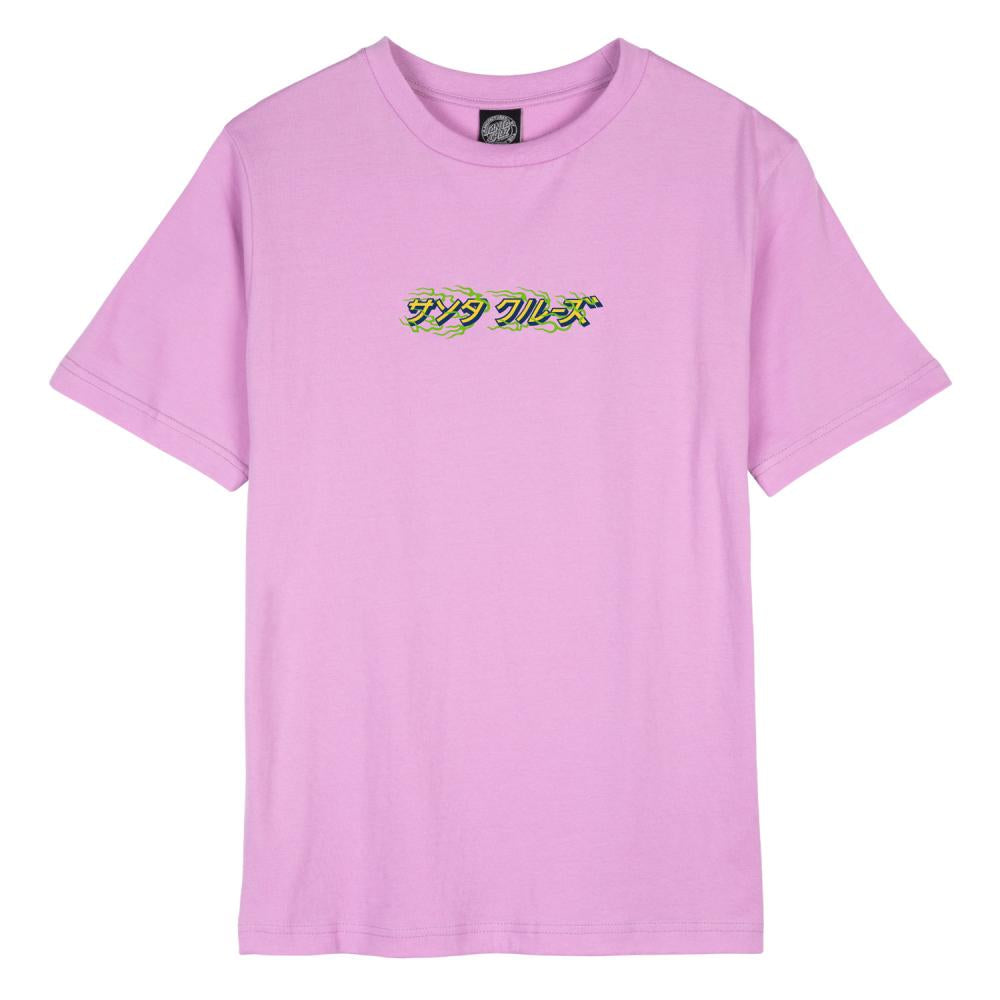 Santa Cruz Women's Inferno Strip Hand T Shirt - Violet Tulle