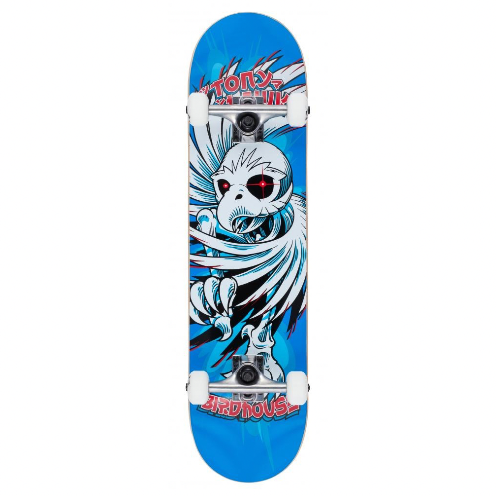 Birdhouse Stage 1 Hawk Spiral Blue Complete - 7.75"