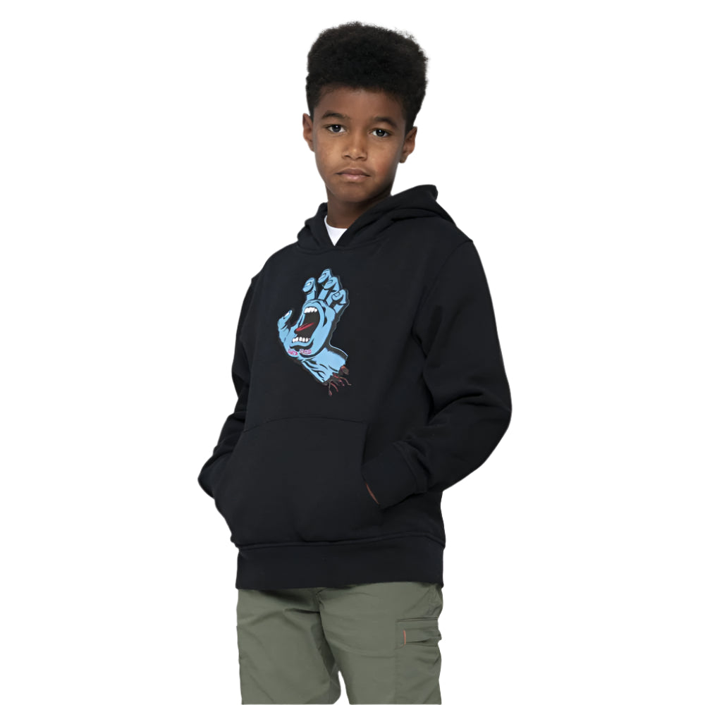 Santa Cruz Youth Screaming Hand Hoodie - Black