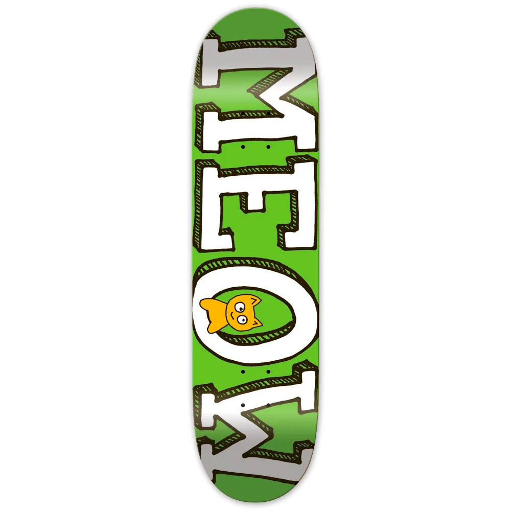 Meow Logo Green Deck - 8.25”