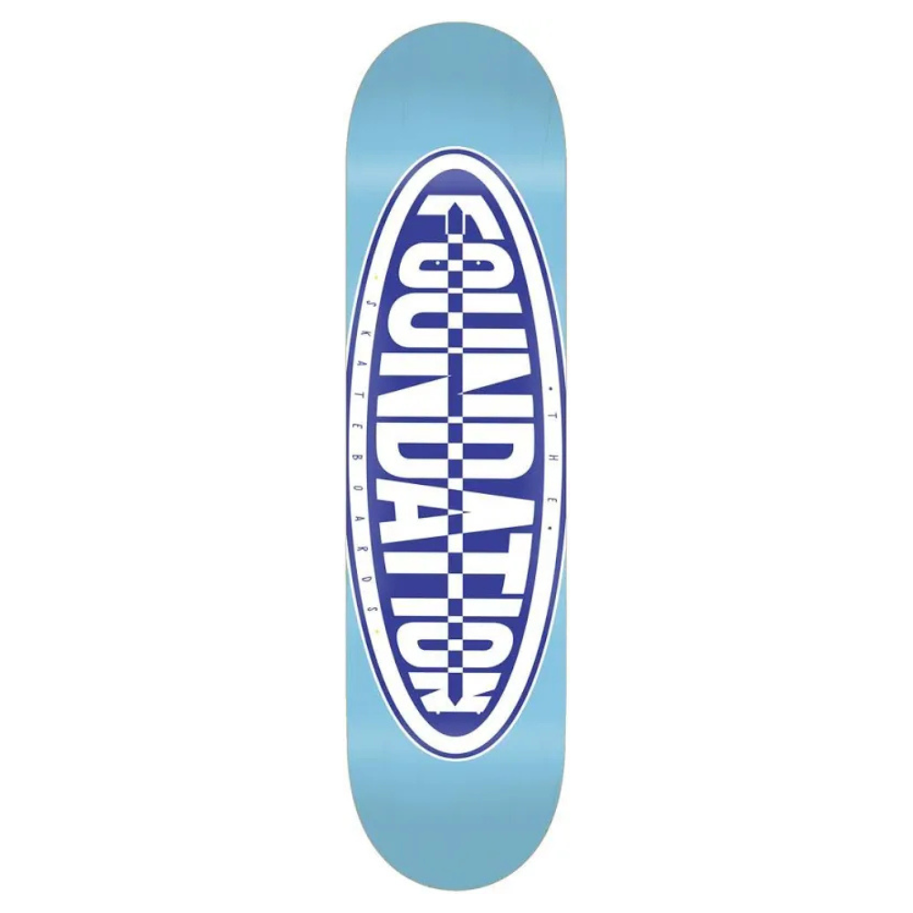 Foundation Oval Blue Deck - 8"