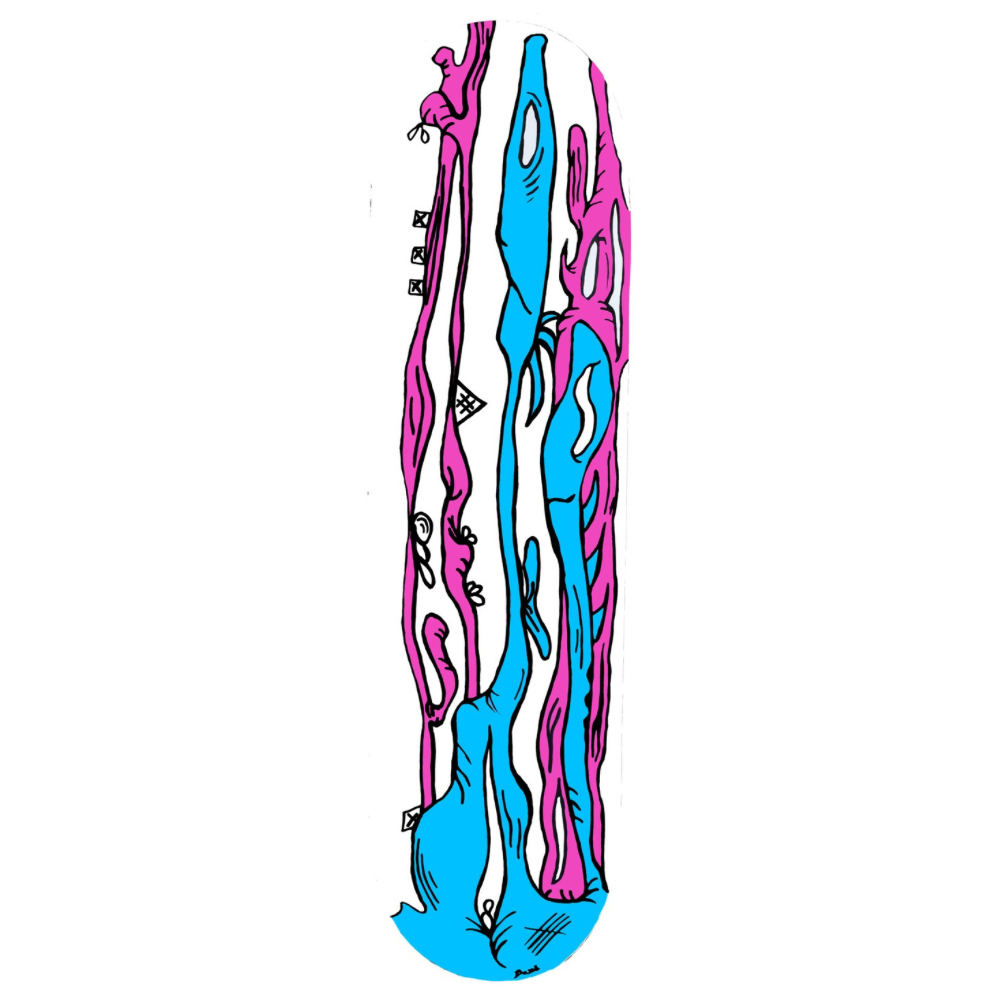 EKH-O Stay In Line Pink/Blue Deck - 8.25”