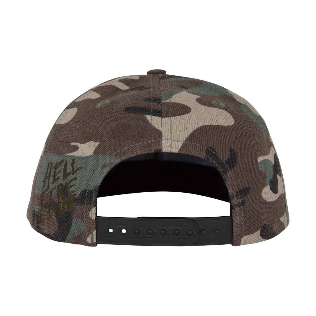 Santa Cruz Snapback Stranger Things Hellfire Club Cap - Camo