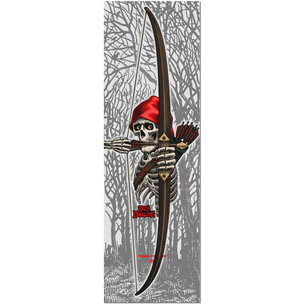 Powell Peralta Zach Doelling Archer Griptape Clear - 10.5"