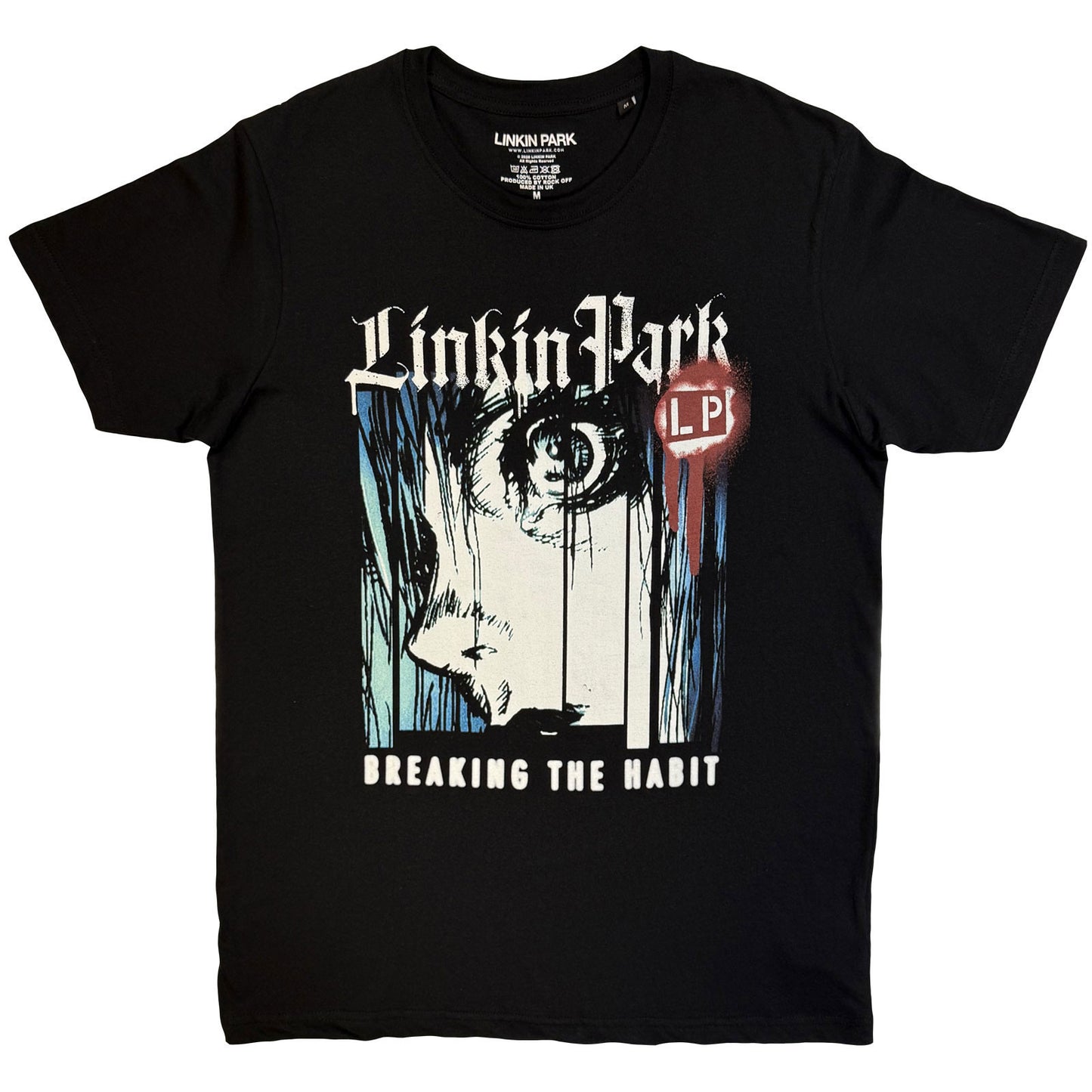 Linkin Park Face T-Shirt - Black