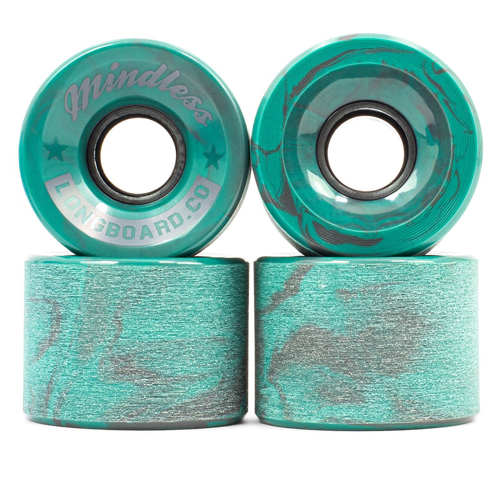 Mindless Cruiser Wheels Teal Swearl - 60mm