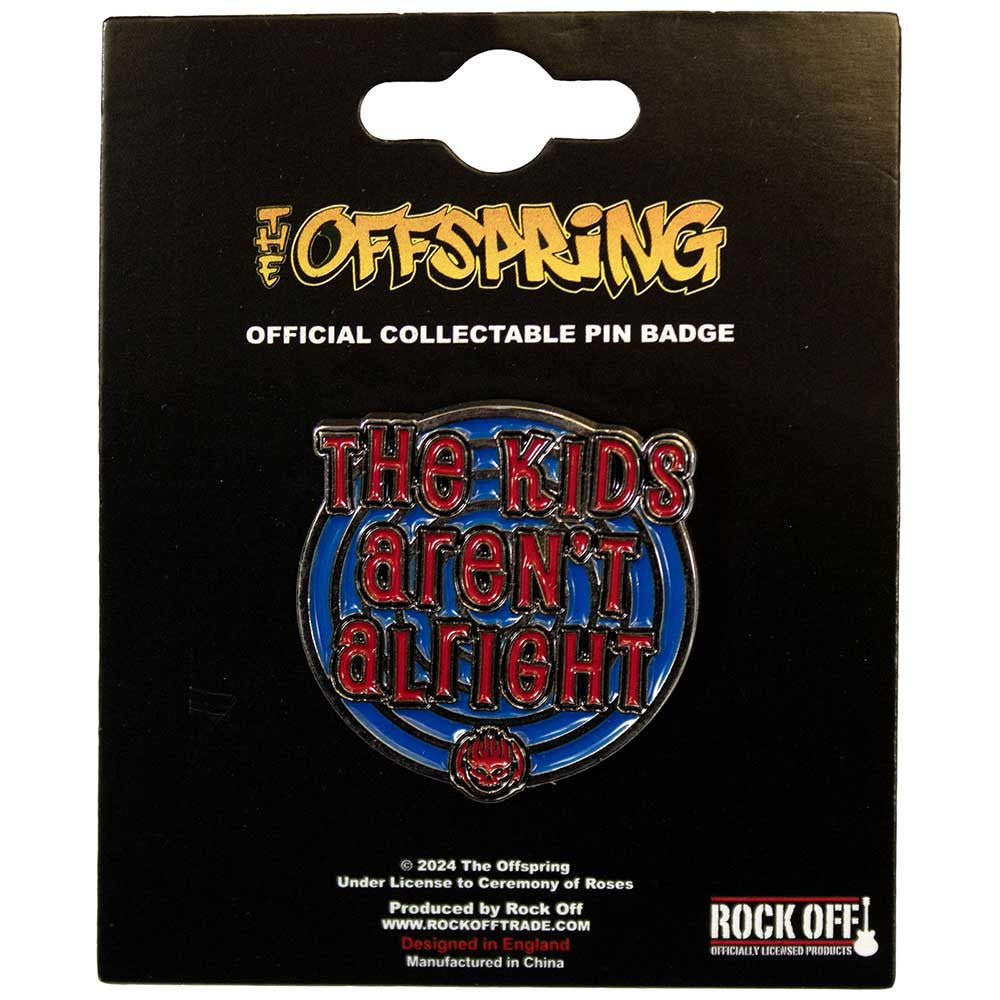 The Offspring The Kids Aren't Alright Pin Badge