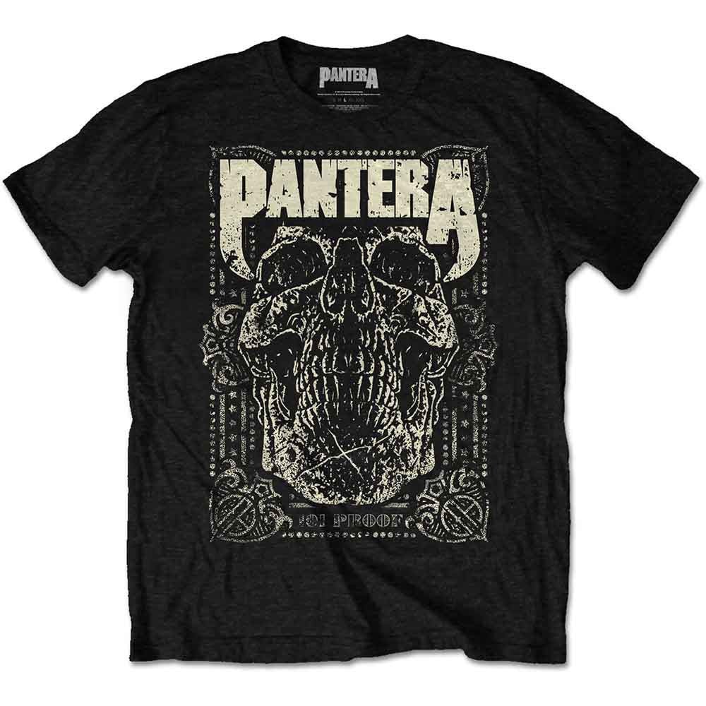 Pantera 101 Proof Skull T-Shirt - Black