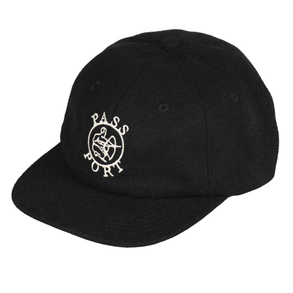 Pass~Port Potters Mark Woolen Cap - Black