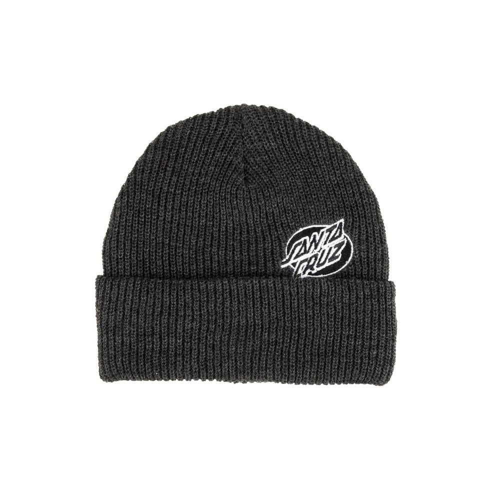 Santa Cruz Mono Lined Oval Dot Beanie - Iron Grey