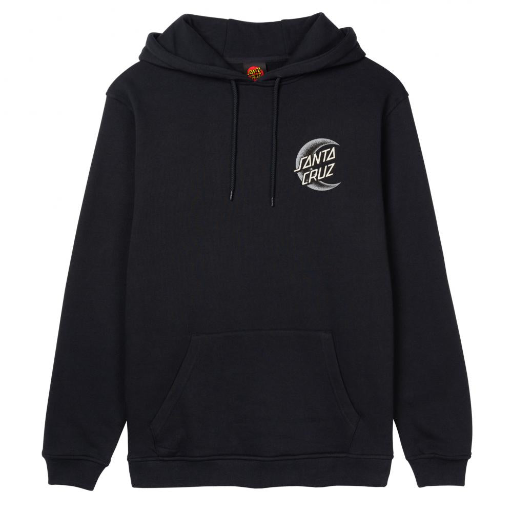Santa Cruz Crescent Bone Hand Hoodie - Black