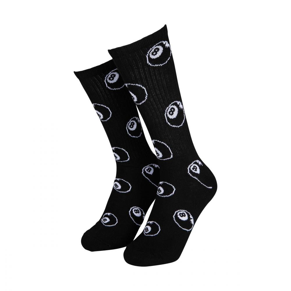 Santa Cruz Winkowski Eight Ballr Socks 2 Pack - White Black