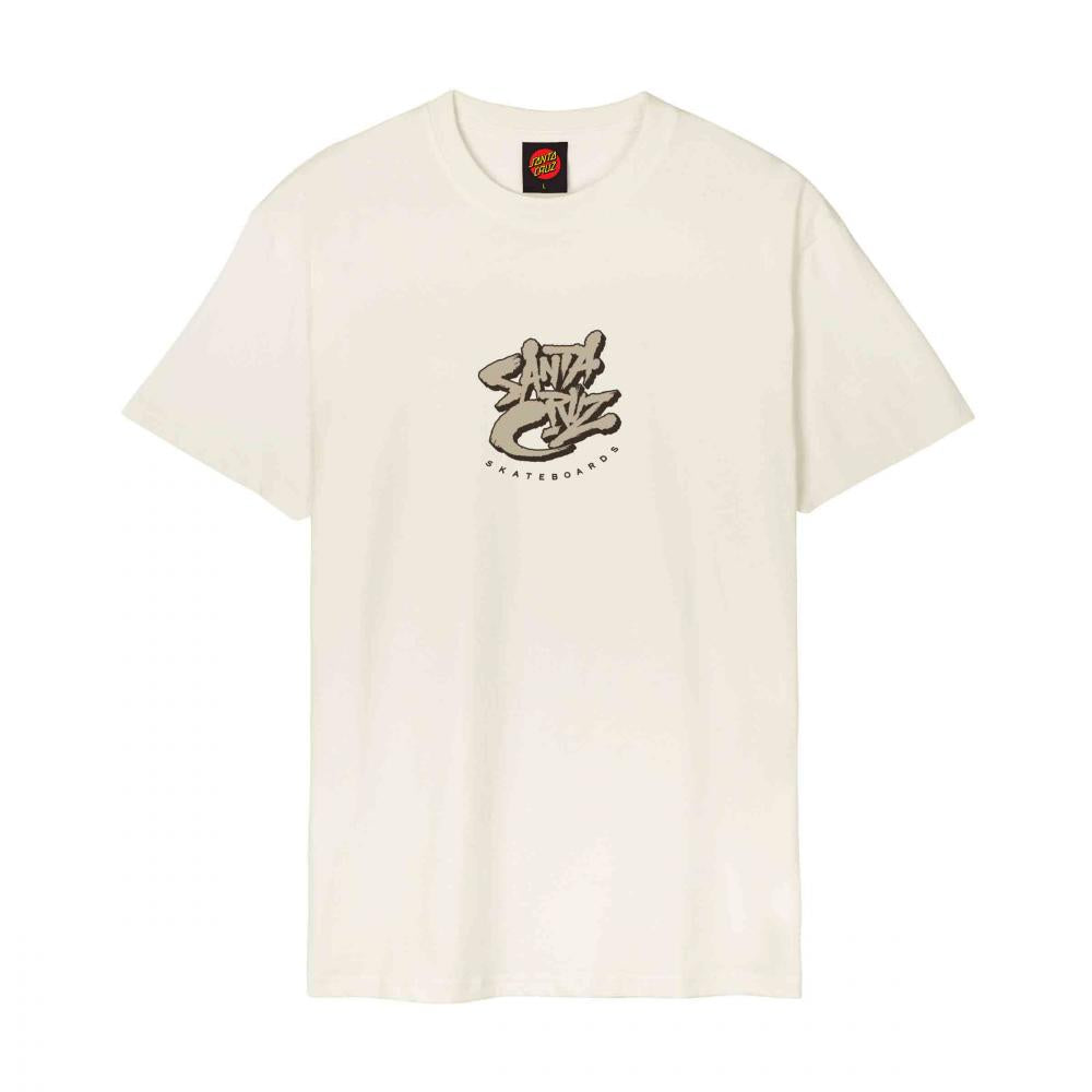 Santa Cruz Pace Deathtrap T-Shirt - Unbleached Cotton