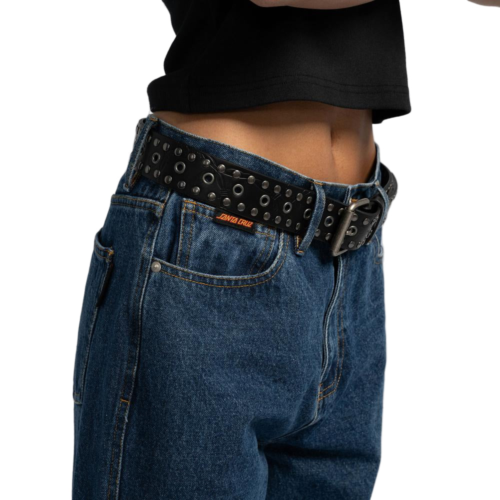 Santa Cruz Womens Lucky Gem Belt - Black