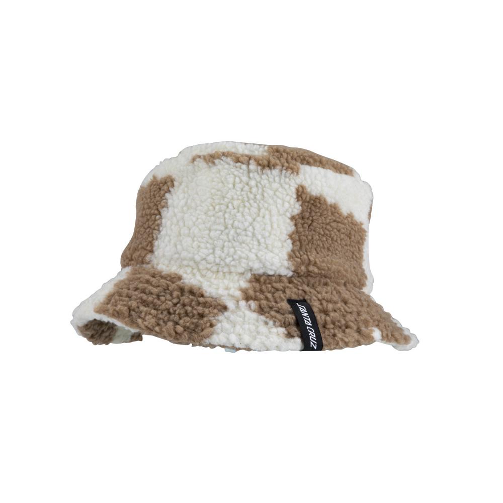 Santa Cruz Women's Sydney Bucket Hat Brown Checkerboard
