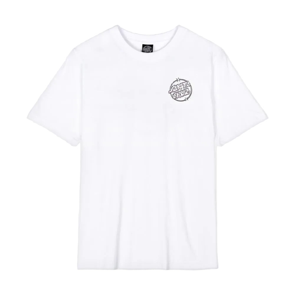 Santa Cruz Women's Offshore Dot T-Shirt - White
