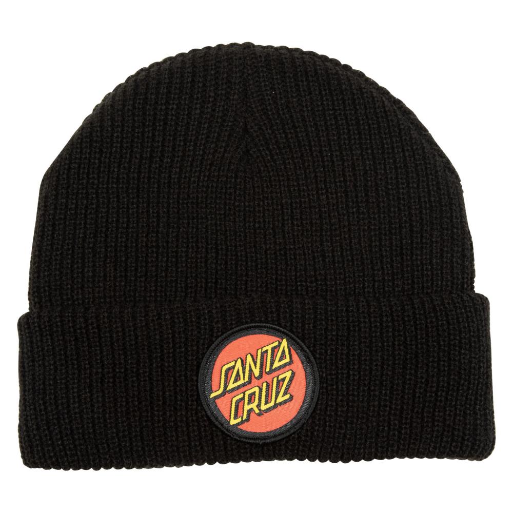 Santa Cruz Classic Dot Youth Beanie - Black