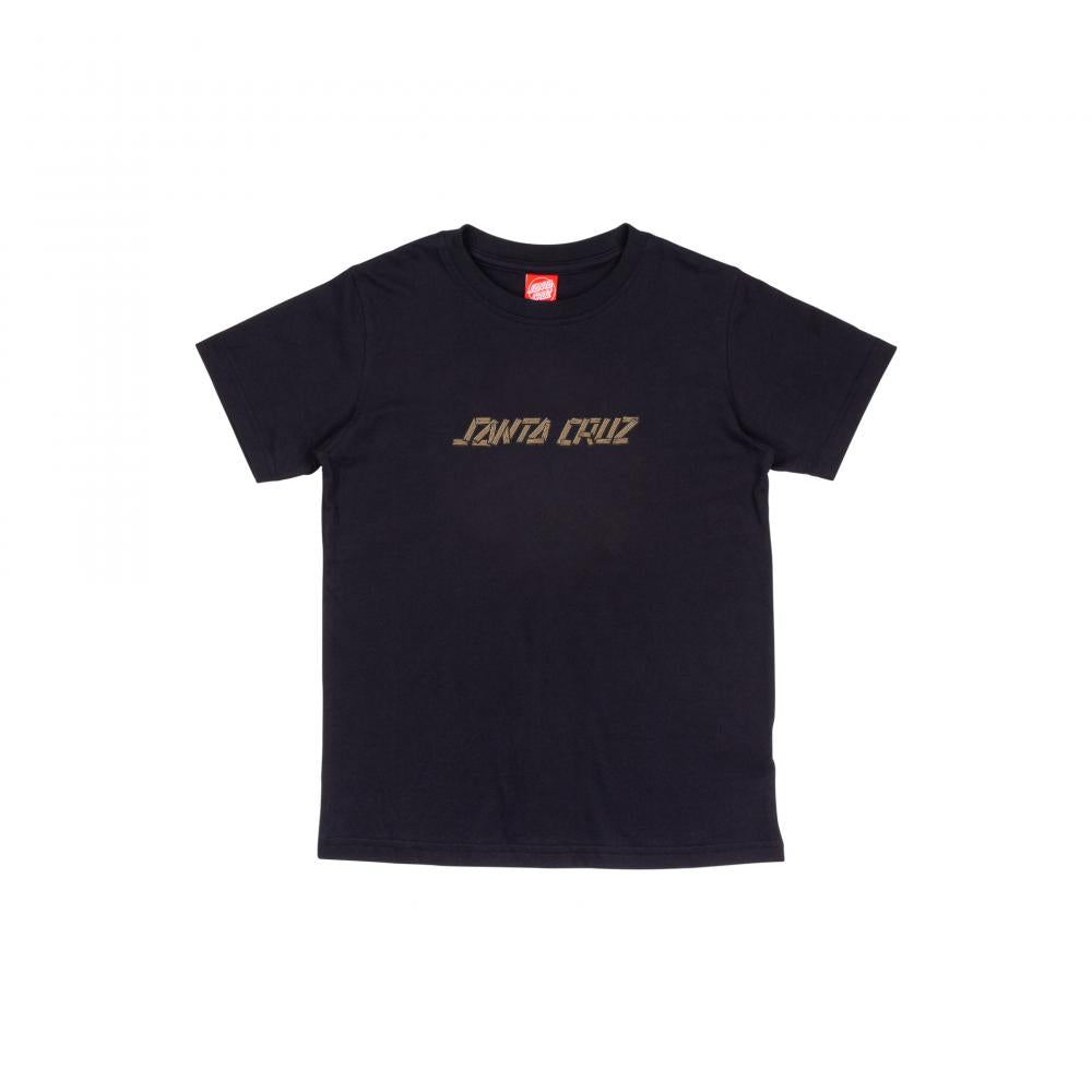 Santa Cruz Screaming Grizzly Youth T-Shirt - Black