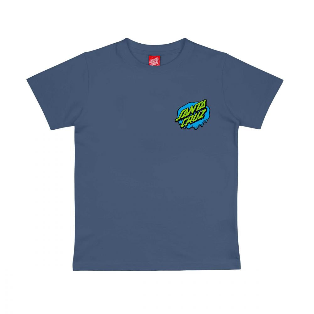 Santa Cruz Slime Dot Youth T-Shirt - Heritage Blue