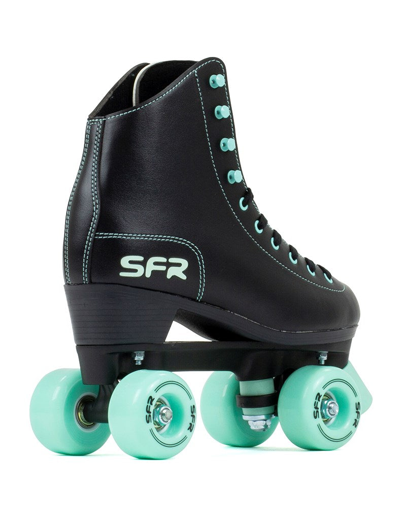 SFR Figure Black Mint Quad Skates