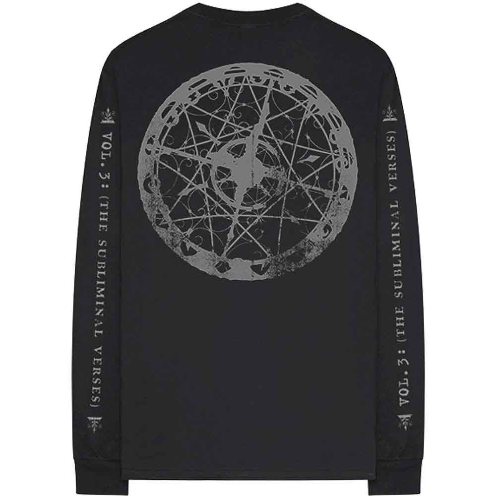 Slipknot Subliminal Verses Long Sleeve T-Shirt - Black