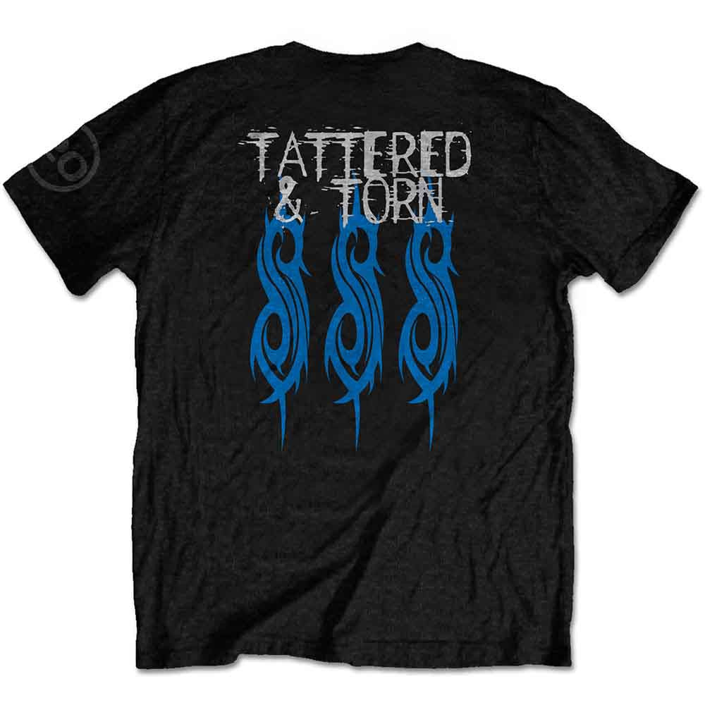 Slipknot 20th Anniversary Tattered & Torn T-Shirt - Black