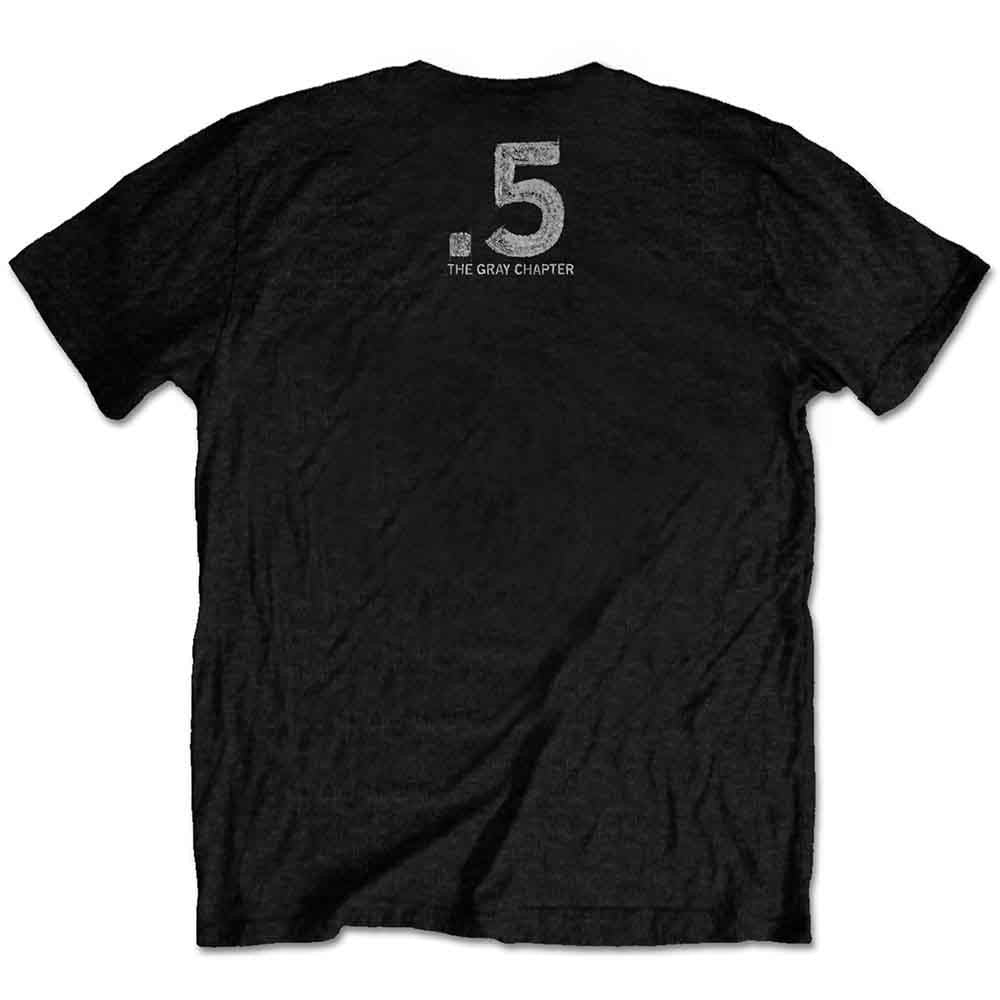 Slipknot Grey Chapter Skull T-Shirt - Black