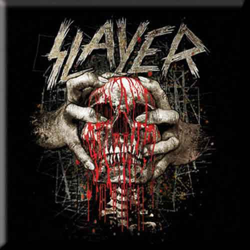 Slayer Skull Clench Fridge Magnet