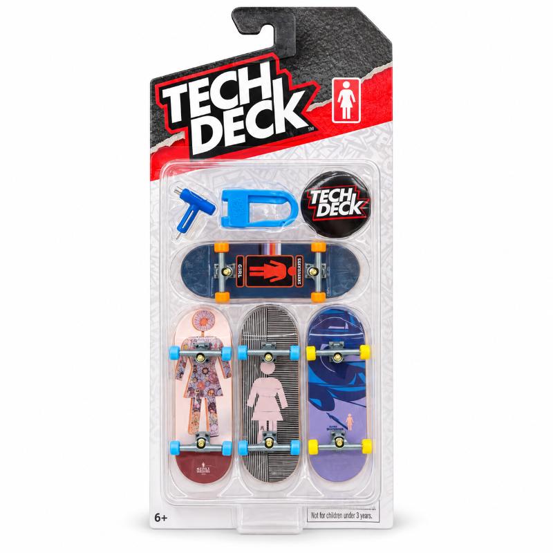 Tech Deck Deluxe 4-Pack - Girl