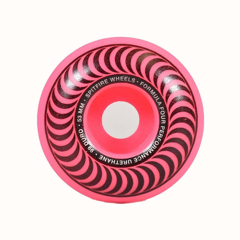 Spitfire F4 99 Classics Neon Pink Wheels - 53mm