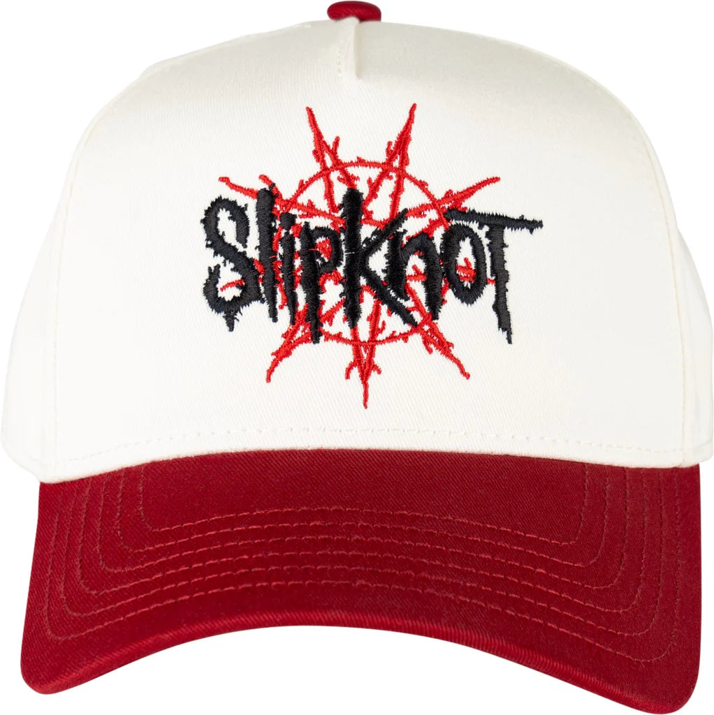Welcome X Slipknot Nonagram Cap - White Red