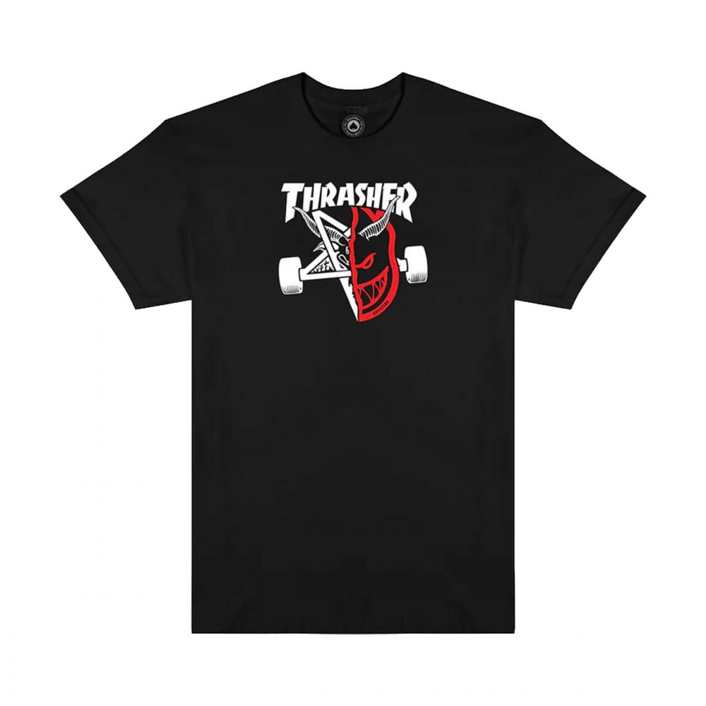 Thrasher x Spitfire Thrash & Burn Tee - Black