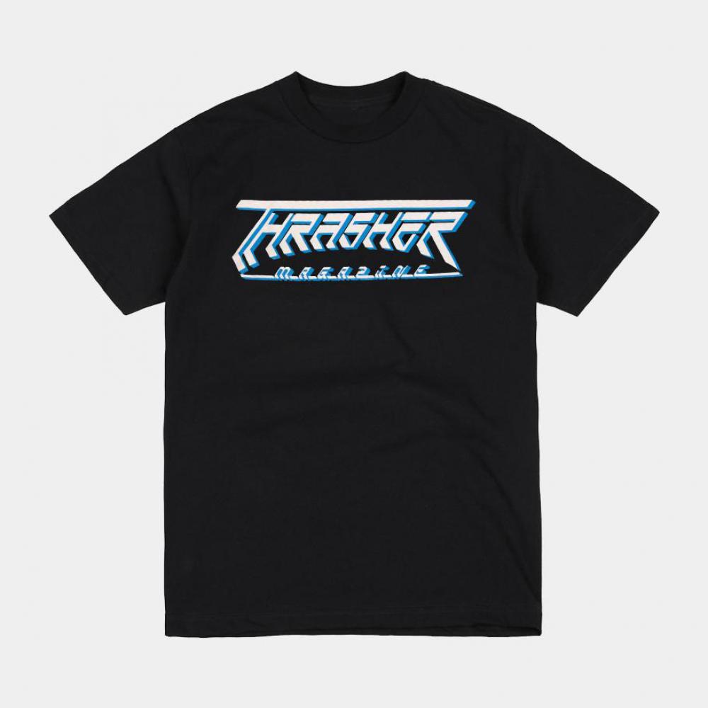 Thrasher Future Logo T Shirt - Black