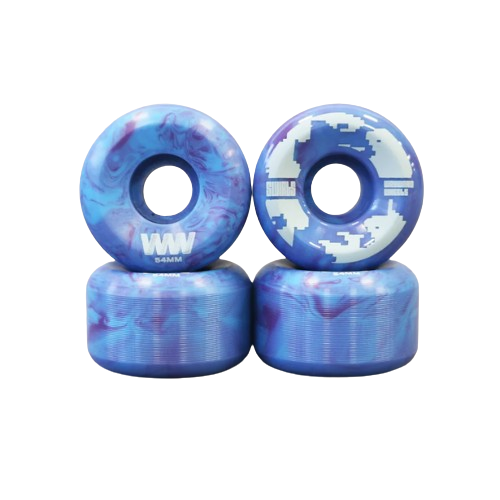 Wayward Swirl Formula Turquoise/Purple Wheels - 54mm